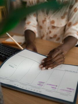 Woman planning at office 