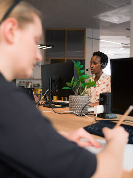 People working at office 