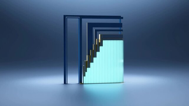 Conceptual display of intricate layered structures, blending architectural framing with advanced translucent panels, highlighting innovative material science and future building aesthetics