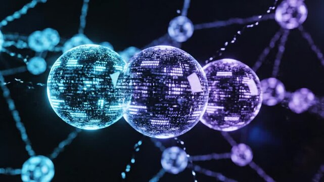 Insight into Molecular Structures and Nanotech Visualization Highlighting DNA, Proteins, and Cellular Chemistry.