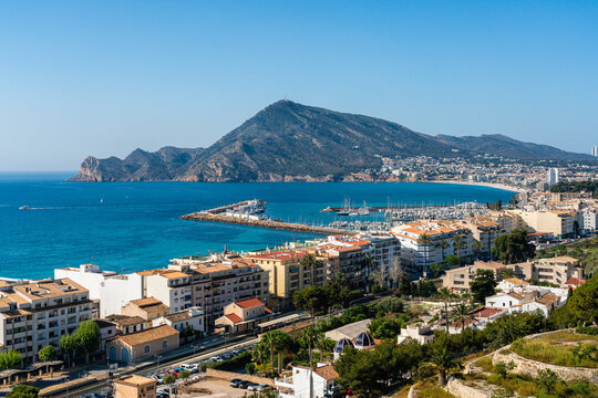 Scenic sight in Altea, lovely town in the Province of Alicante, Spain.