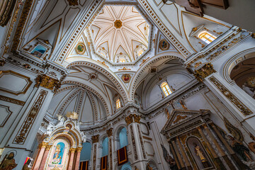 Obraz premium Church of Santa Maria del Consol in Altea, Province of Alicante, Spain. May-25-2025