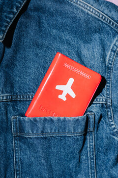 Passport in Denim Jacket Pocket