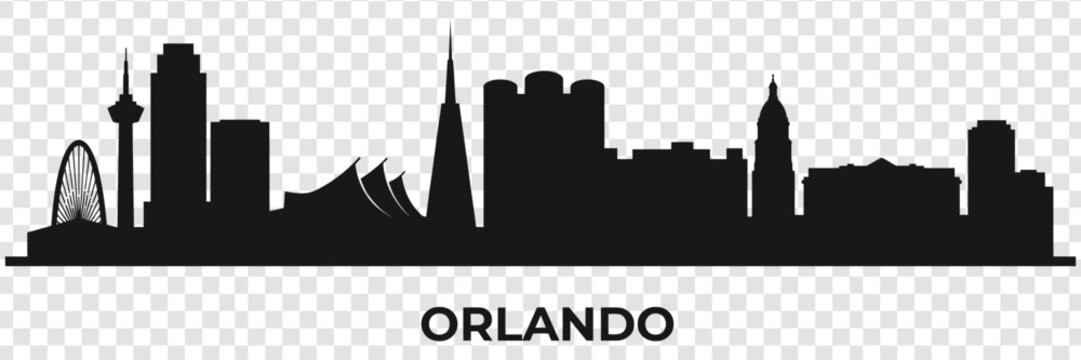 Orlando skyline silhouette
