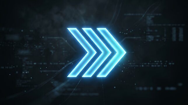 directional chevron symbol forward pointing graphic on dark backdrop  right arrow arrow design chevron right forward arrow arrow symbol navigation icon direction sign black background arrow