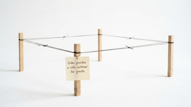 Order provides a safe container for growth concept