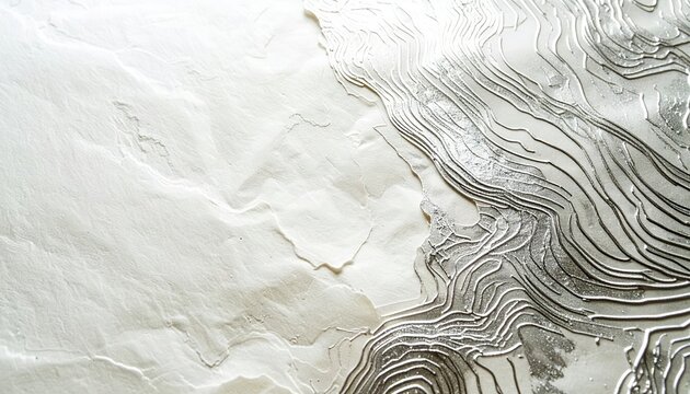 Abstract topographic textured surface with contour lines.