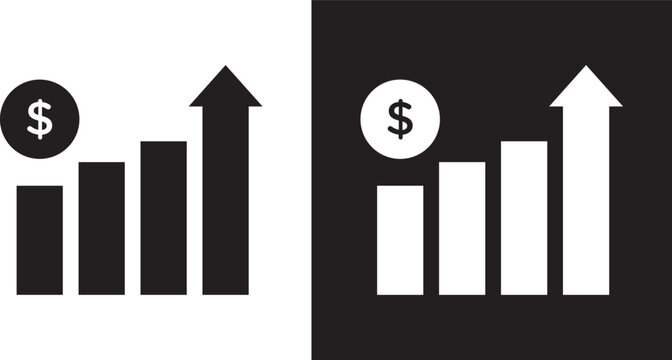 Chat arrow grow icon