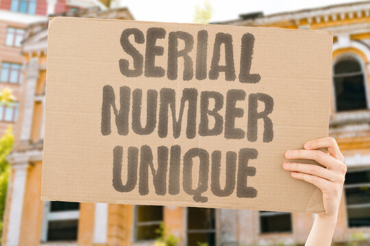 "Serial Number Unique" Each note has an individual identifying code. SERIAL. UNIQUE. IDENTIFICATION. BANKNOTE. TRACK.