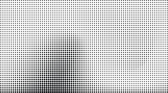 Abstract Monochromatic Halftone Gradient Pattern Featuring Sophisticated Dot Matrix Grid Texture Design For Modern Graphic Backgrounds