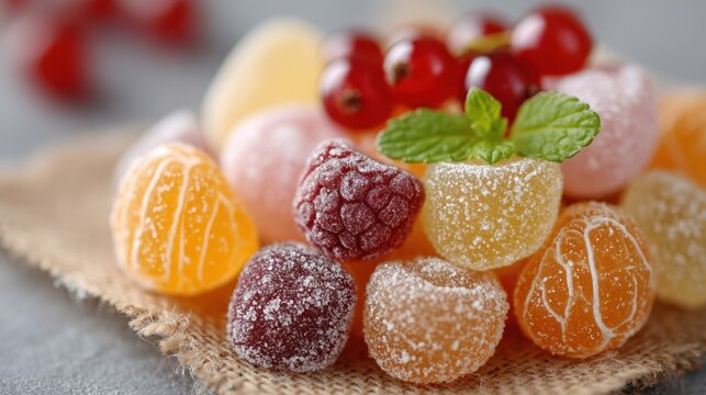 Assorted swedish candies and sugary sweets for snacking and enjoyment