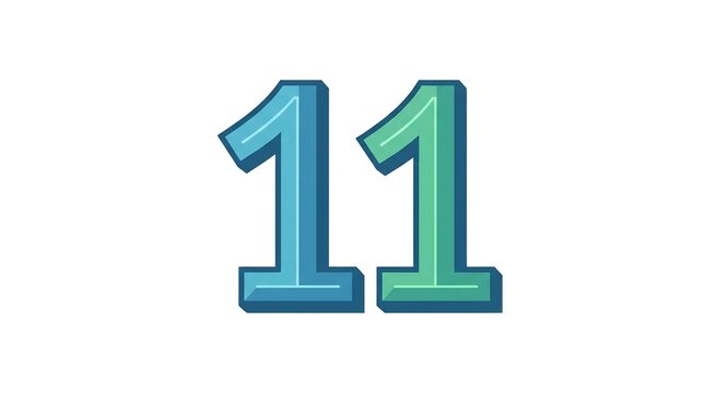 Number eleven, number 11, eleven digits