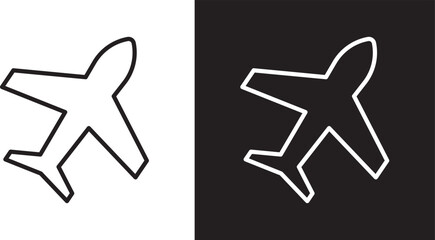 Fototapeta premium Plane icon 3