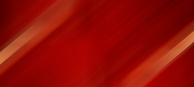 Abstract red background with diagonal motion blur lines and soft gradient light streaks creating dynamic energy suitable for modern digital graphic design templates or corporate presentation works