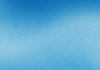 Naklejka premium Abstract soft blue gradient background with subtle film grain texture effect.