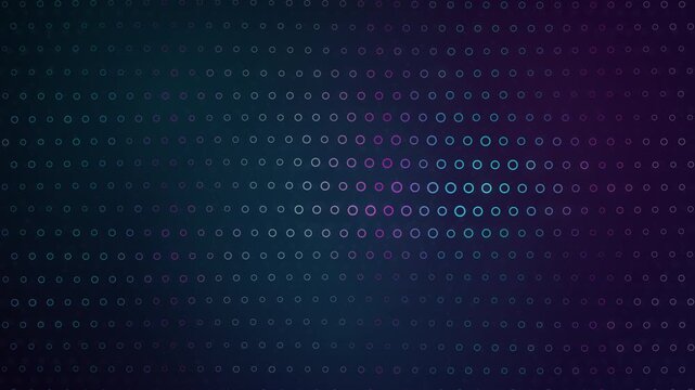 Color Waves Pulsing Through a Layered Particle Matrix