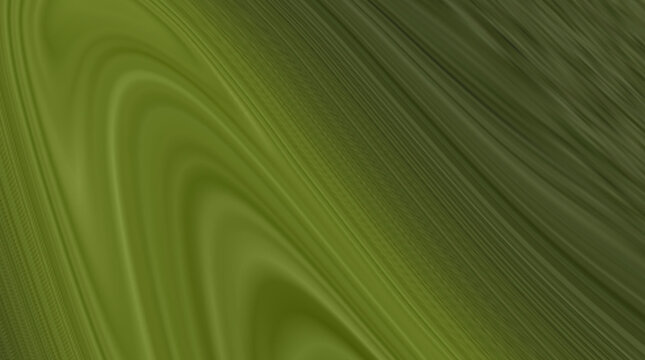 Abstract digital background featuring flowing smooth curves in vibrant olive green tones with dynamic light streaks and soft motion blur effects created by modern computer graphics software for artist