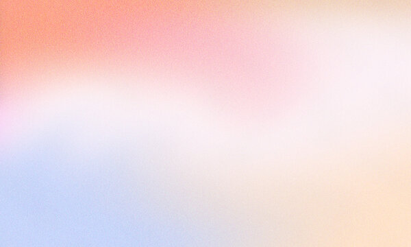 Orange, yellow, purple and white rainbow abstract gradient stock background. Iridescent holographic art texture. Applicable for poster, flyer, brochure, banner, website and graphic design