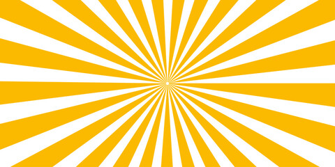 Obraz premium A vibrant radial burst of bright yellow and white lines emanates from the center, creating a dynamic and energetic visual effect.