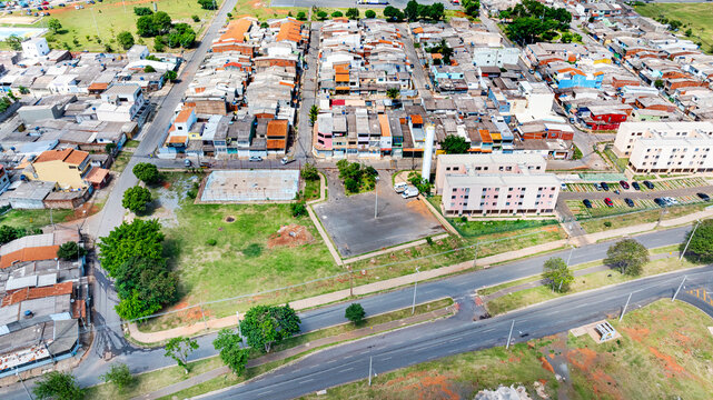 Aerial view of the Riacho Fundo II is an administrative region of the Federal District, located about 18 km from Bras&iacute;lia. Founded in May 1995, it is home to more than 85,000 residents. DF, Brazil 202