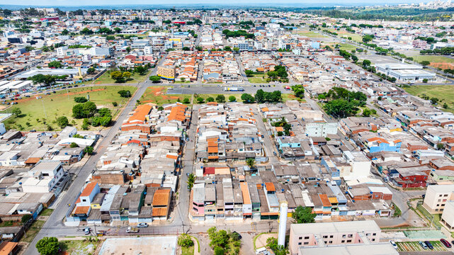 Aerial view of the Riacho Fundo II is an administrative region of the Federal District, located about 18 km from Bras&iacute;lia. Founded in May 1995, it is home to more than 85,000 residents. DF, Brazil 202