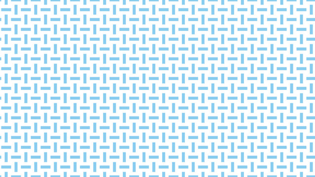 Simple abstract pattern of parallel light blue lines forming a basket weave texture on white background.