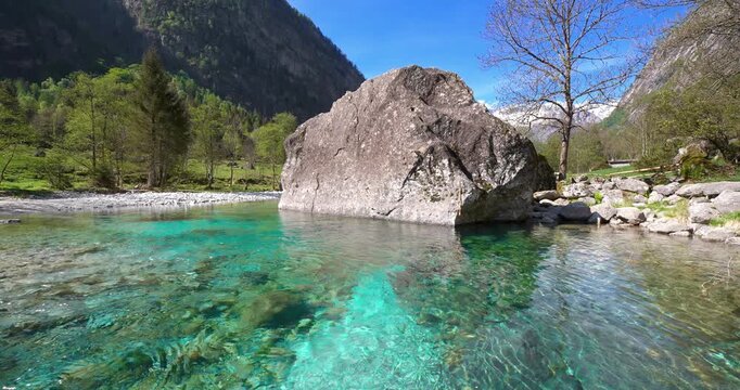 Fantastic landscape in the Mello valley