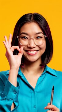 Young Woman Thinking and Finding Solution.