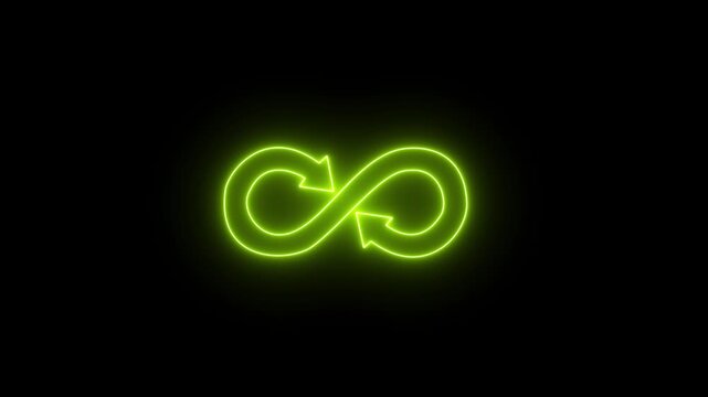 Neon Software development updating.Agile programming and DevOps technology.System engineer and programming digital development. IT operations concept. Programmer working with computer code.4k