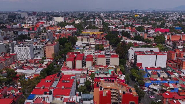 Aerial View of Mexico City