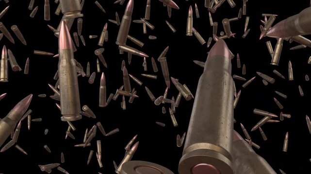 Bullet Ammo from side than explode Transition for Gaming and Action Edits.
