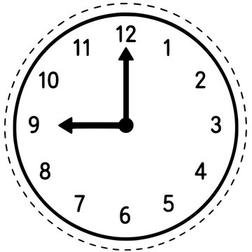 Clock Time Craft Elements PNG | Individual Transparent Analog Clock Clipart Showing Different Times, Telling Time Clock Faces, Math Center Activities, Classroom Learning Resources & Printable Educatio