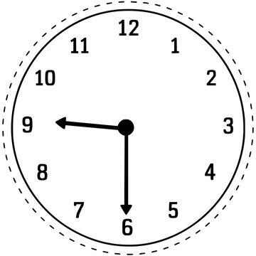 Clock Time Craft Elements PNG | Individual Transparent Analog Clock Clipart Showing Different Times, Telling Time Clock Faces, Math Center Activities, Classroom Learning Resources & Printable Educatio
