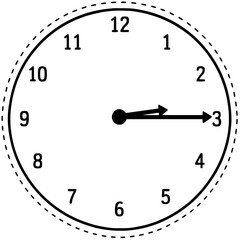Fototapeta premium Clock Time Craft Elements PNG | Individual Transparent Analog Clock Clipart Showing Different Times, Telling Time Clock Faces, Math Center Activities, Classroom Learning Resources & Printable Educatio