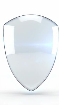 Abstract Water Drop Shield Protection Concept.