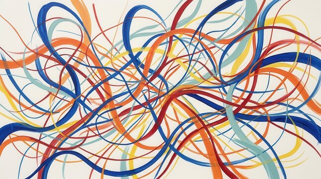 Cognitive diversity and the complexity of the human mind shown as an abstract line network.
