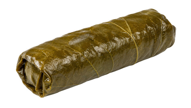 Stuffed Grape Leaf Dolma Isolated Food Still Life