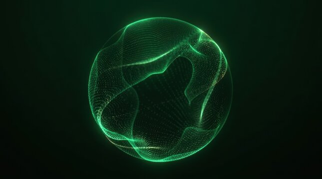 Futuristic 3D Human Brain and Body X-Ray with Glowing Blue Plasma Energy Sphere in Space Science Background