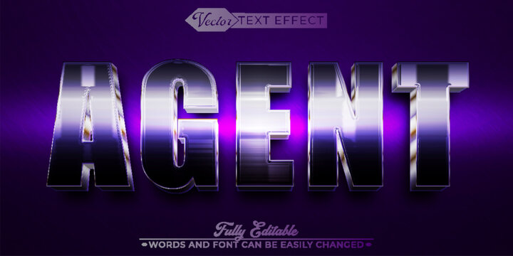  Secret Agent Spy Mission Typography Vector Fully Editable Smart Object Text Effect