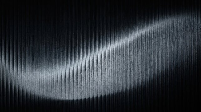 Abstract Dark Blue Metallic Background with Silver Lines and Shiny Steel Texture, Modern Vector Design Wallpaper with Dynamic Light Rays and Geometric Pattern
