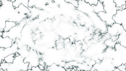 Fototapeta premium White marble texture with dark gray veins and swirling patterns background