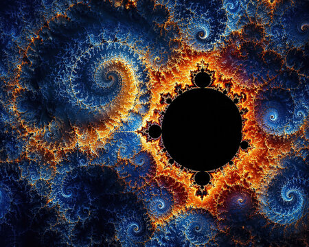 Mandelbrot Set Fractal Infinite Self-Similarity