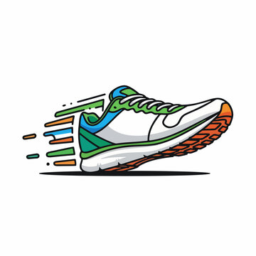 Running Shoe Speed Motion Graphic