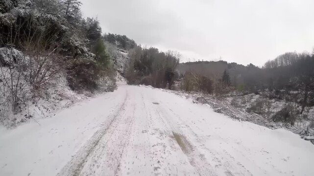 snow covered road 5