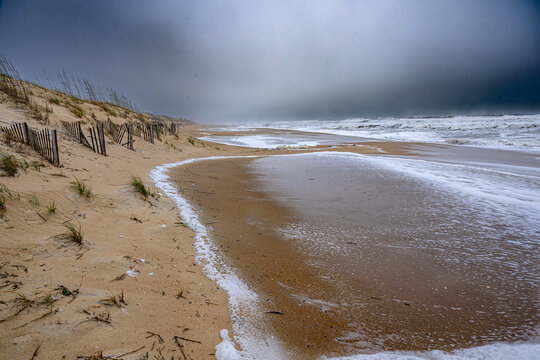 Storm on the beach OBX 