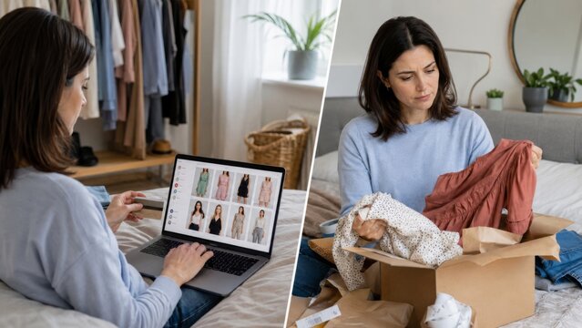 Skipping size details and sending back ill-fitting clothes