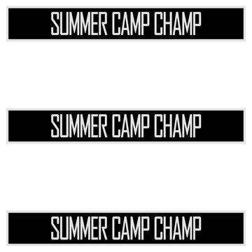 Summer Camp Champ &ndash; the proudest title for every kid and grown-up who lived their best life at summer camp. Funny, nostalgic and perfect for outdoor lovers, nature kids and camp survivors.