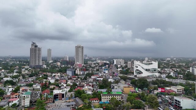 View of the Colombo city , rajagiriya highway