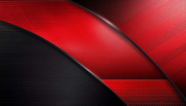 black and red shiny background red mosaic banner with perforated texture in the background