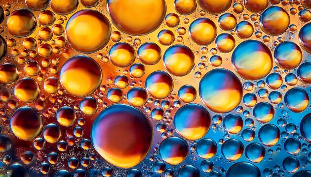 water bubbles abstract colorful background water drops macro as natural beauty wallpaper